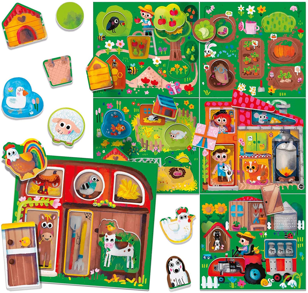 Juego Montessori Vida En La Granja