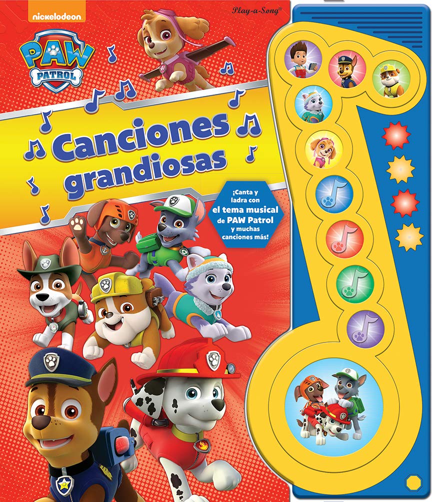 Libro Interactivo Canciones Grandiosas Paw Patrol