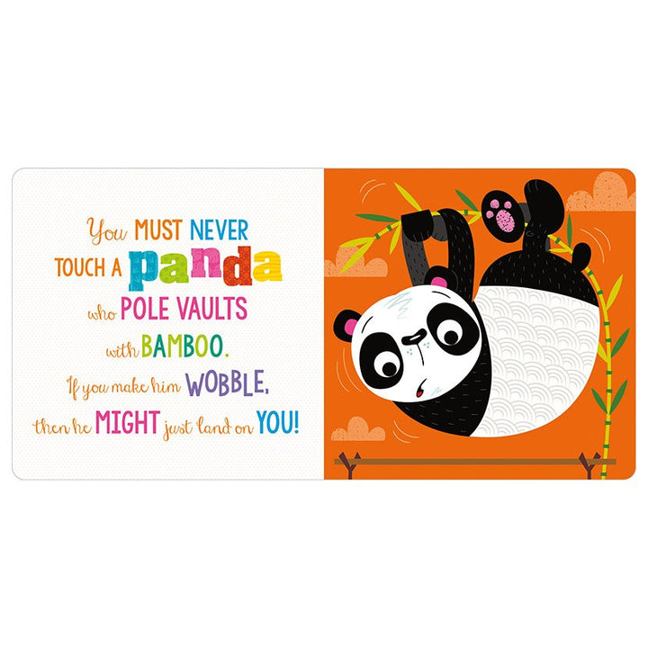 Libro Sensorial Nunca Toques Al Panda
