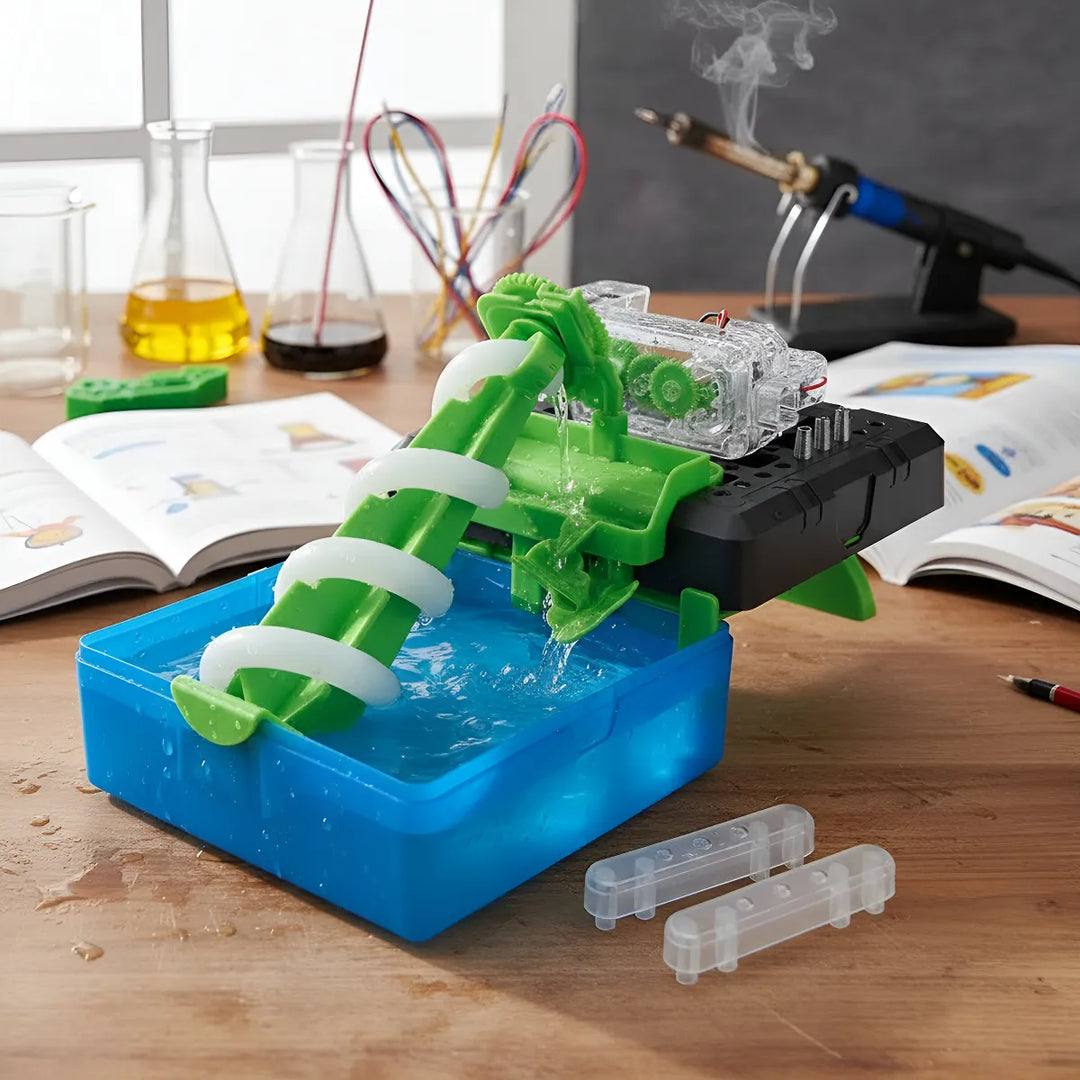 Experimento STEM Bomba De Tornillo Niños