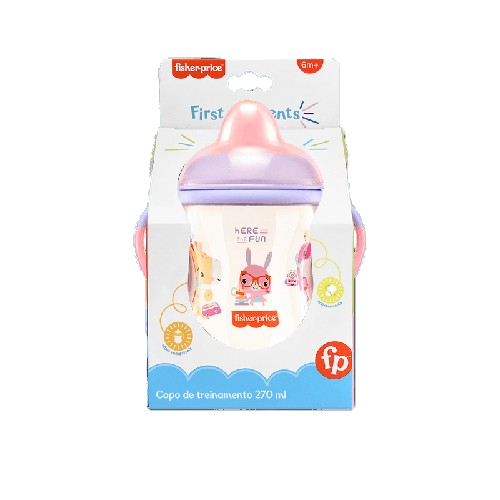Vaso de entrenamiento semi rigido Rosa