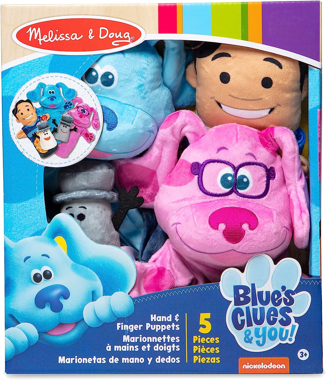 Set De Titeres De Mano Y Dedo Las Pistas De Blue