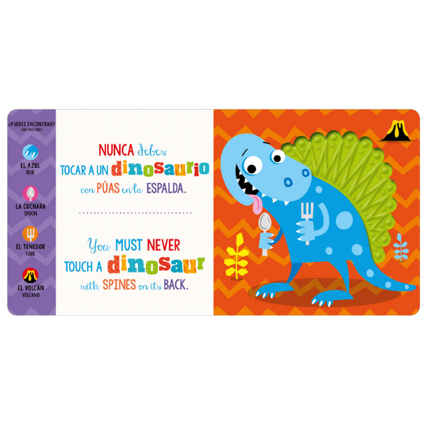 Libro Infantil Nunca Toques Un Dinosaurio Bilingue