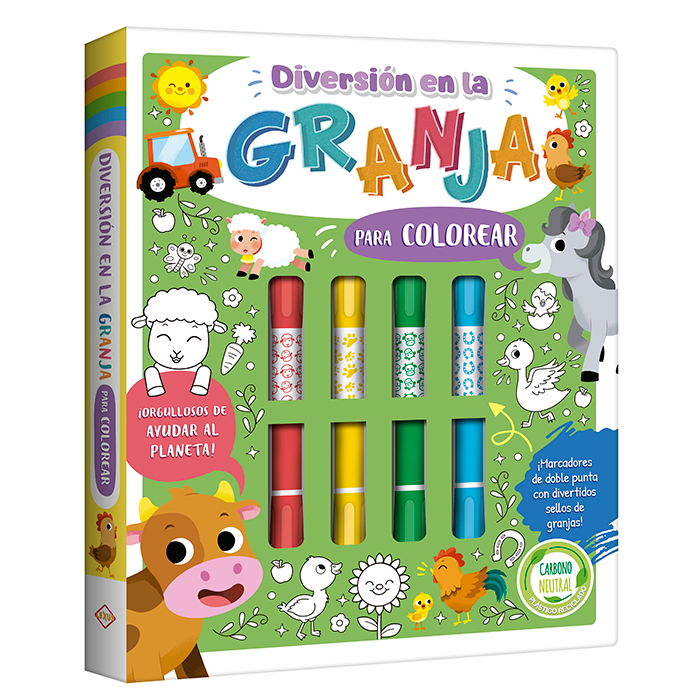 Libro Para Colorear Diversion En La Granja