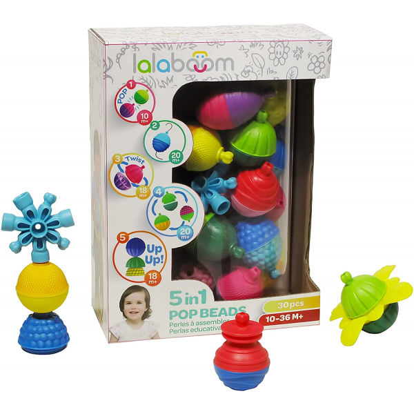 Juego De Cuentas Montessori Enhebra y Encaja