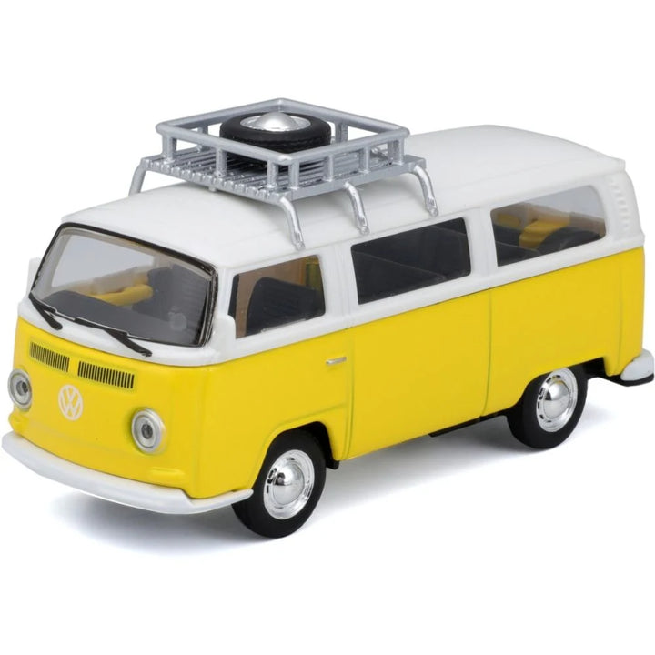 Furgoneta Volkswagen Van Samba Amarillo De Colección