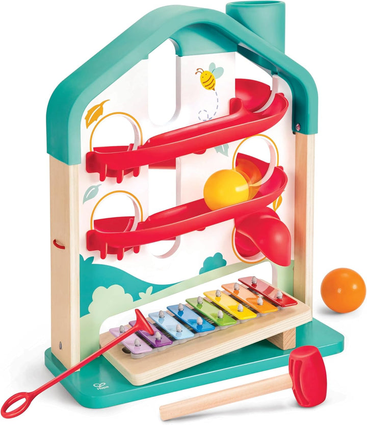 Juego 2 En 1 Circuito De Pelota madera Niños