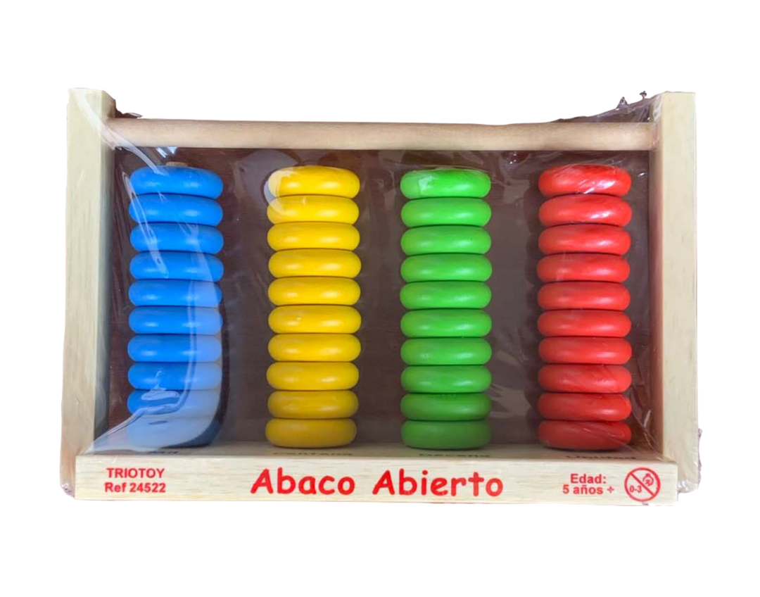 Abaco Abierto En Madera Matemáticas