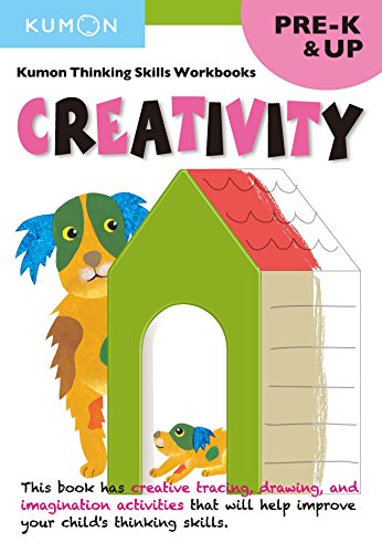 Libro kumon: Thinking Skills pre k-up: Creativity para niños