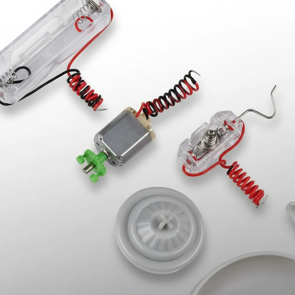 Experimento STEM Trompo Eléctrico para Niños