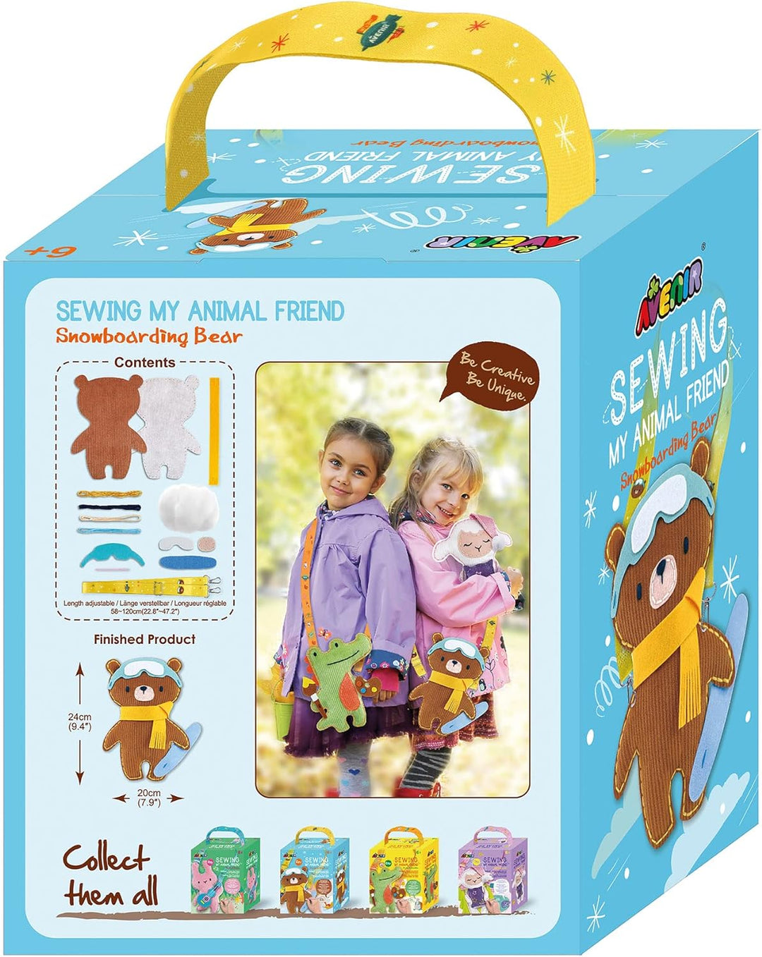 Set De Arte Y Manualidades Oso De Peluche Tejido