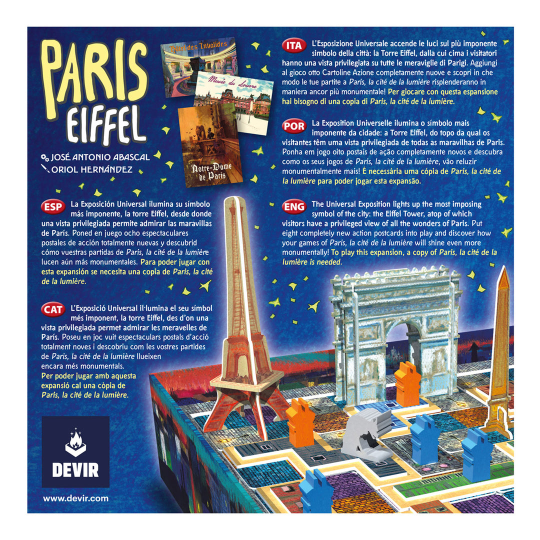 Juego París Expansión Eiffel Para Niños Adultos