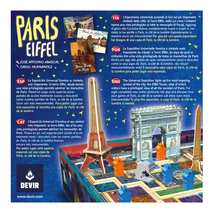Juego París Expansión Eiffel Para Niños Adultos