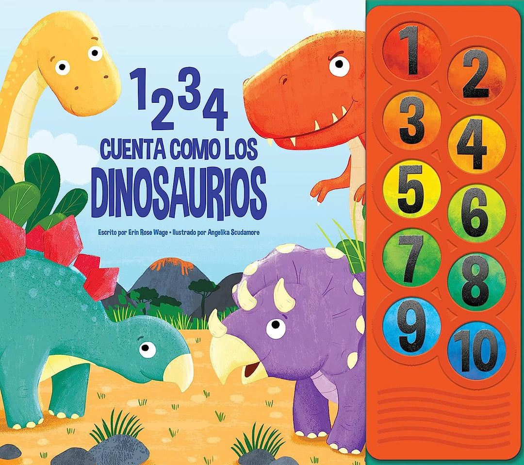 Libro 123 Cuenta Como Los Dinosaurios
