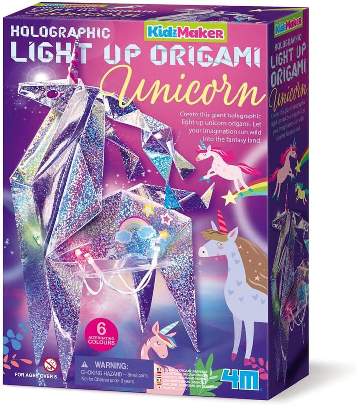 Kit De Arte Unicornio De Origami Con Luces