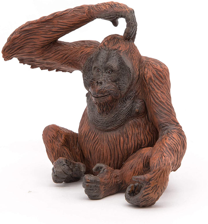 Figura Animales Orangután Pintado a Mano