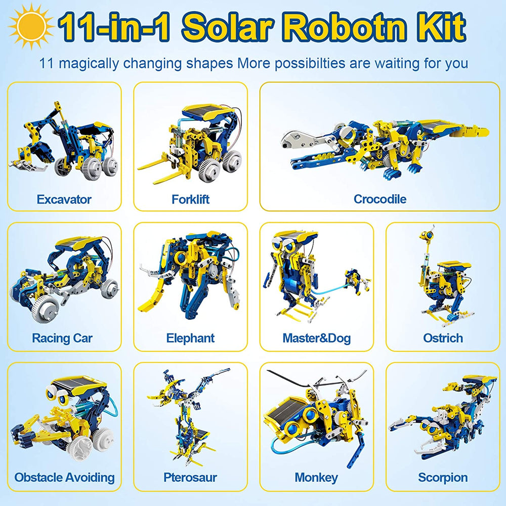 Robot Solar Animales 11 en 1