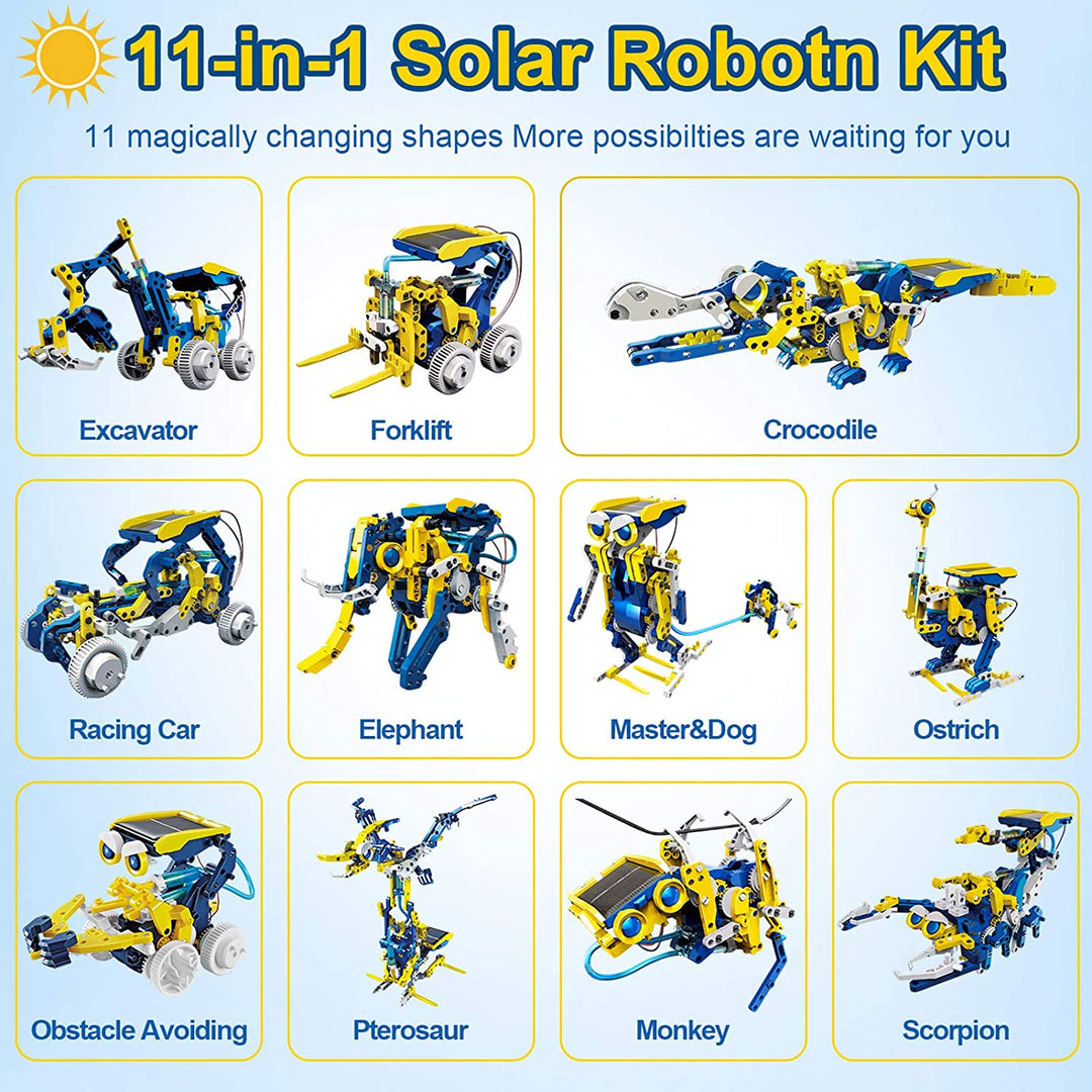 Robot Solar Animales 11 en 1