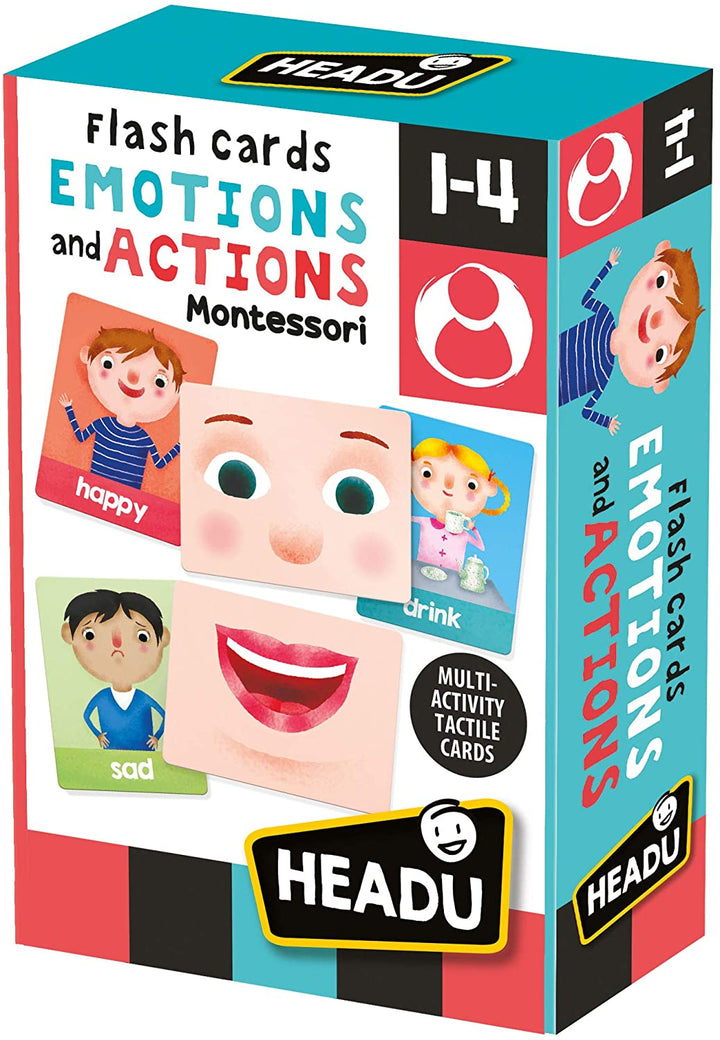 Flash Cards Montessori Emociones y Acciones
