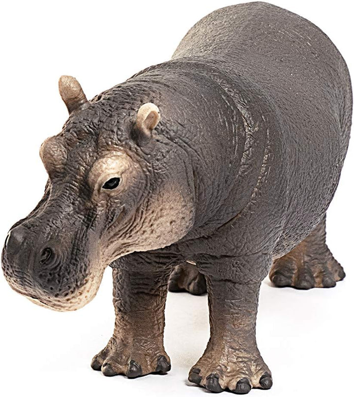 Figura Animales Hipopotamo Pintada A Mano