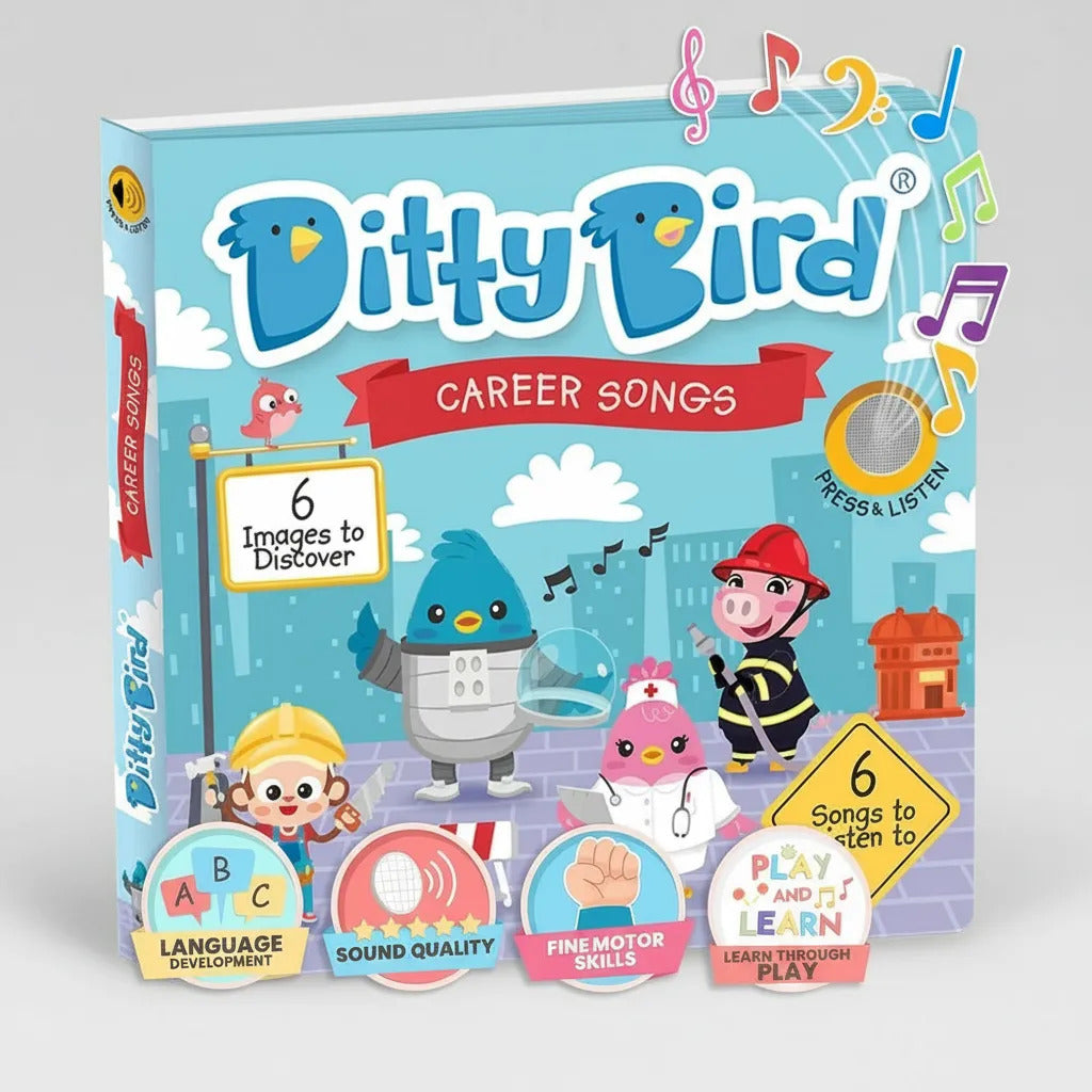 Libro Interactivo Musical Ditty Bird cuando sea mayor Niños