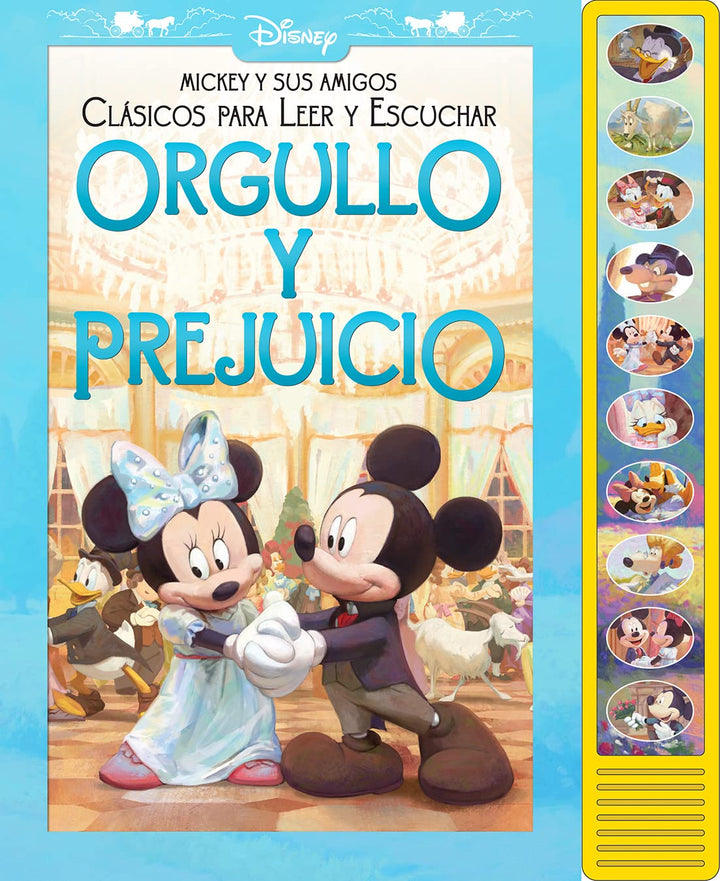 Libro Sonido Orgullo y Prejuicio Clásicos Disney Para Niños