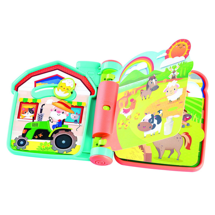 Libro Musical Interactivo Granja Bilingüe Inglés Español Para Niños