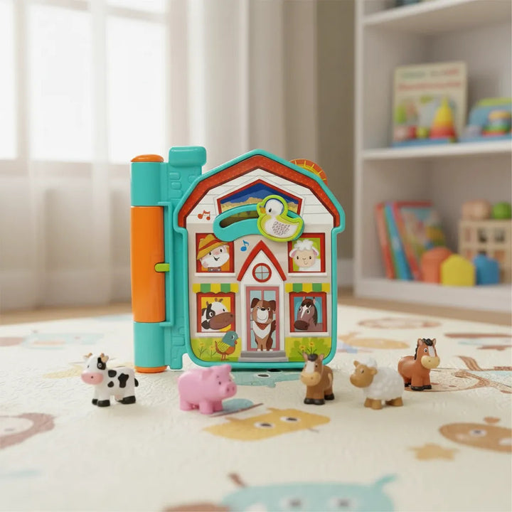 Libro Musical Interactivo Granja Bilingüe Inglés Español Para Niños