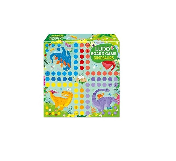 Juego de Mesa Ludo Dinosaurios con Puzzle Para Niños