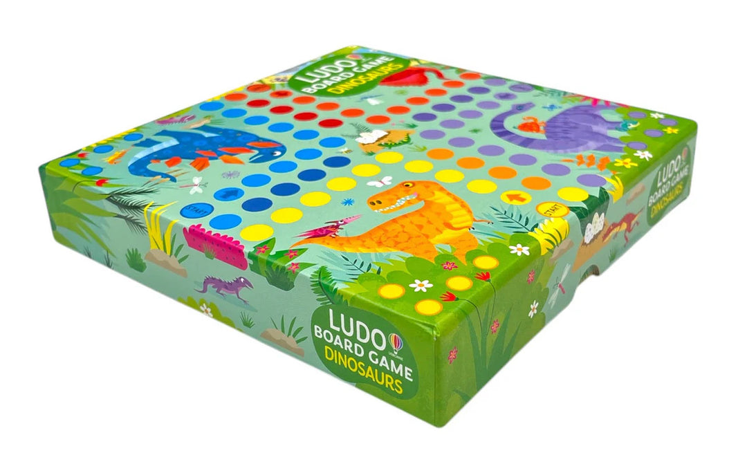 Juego de Mesa Ludo Dinosaurios con Puzzle Para Niños