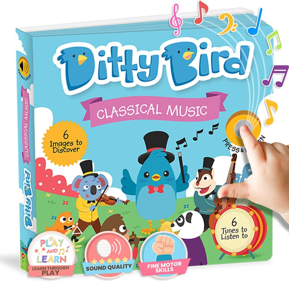 Libros Musical Ditty Bird Música Clásica para Bebés Niños