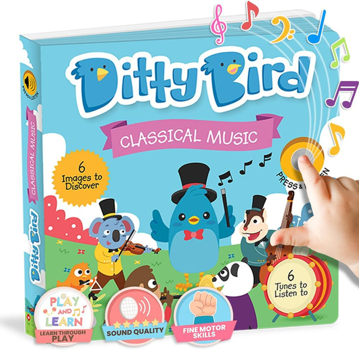 Libros Musical Ditty Bird Música Clásica para Bebés Niños