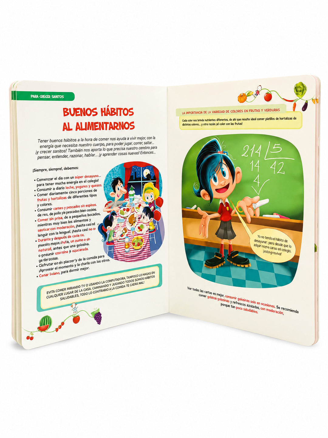 Libro Los Peques Descubrimos Hábitos Saludables Para Niños