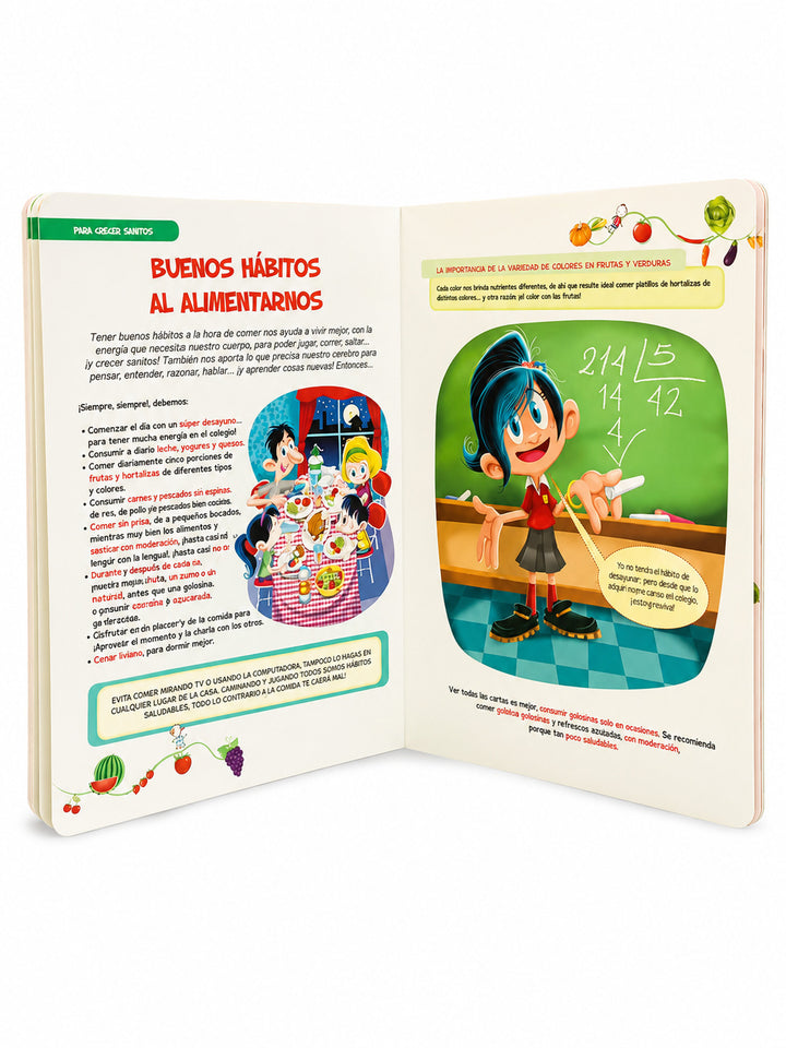 Libro Los Peques Descubrimos Hábitos Saludables Para Niños