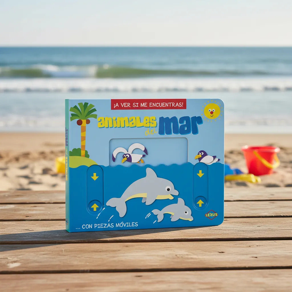 Libro A Ver Si Me Encuentras Animales del Mar Para Niños