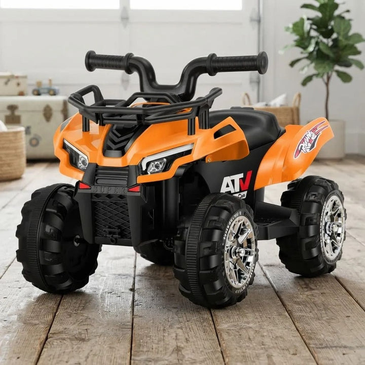 Moto Eléctrica Montable Sonidos Y Luces Naranja Niños
