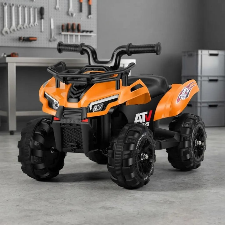 Moto Eléctrica Montable Sonidos Y Luces Naranja Niños
