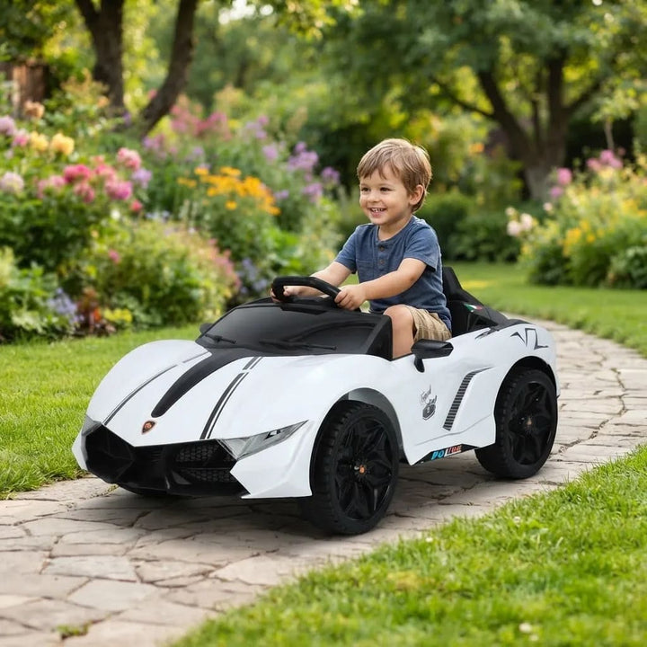 Carro Montable 12v Tipo Lamborghini Sonidos Y Luces Niños