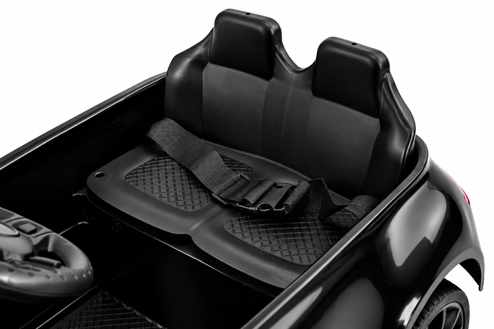 Carro Montable Tipo Porsche Sonidos Y Luces Negro Niños