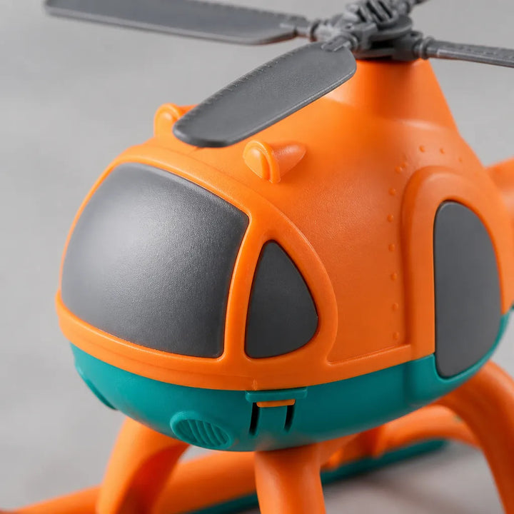 Juguetes Helicóptero Naranja Para Niños